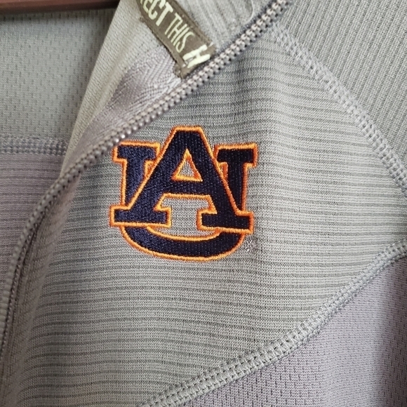 Under Armour | L Auburn University gray jacket SEC NCAA Coach Issue - Picture 6 of 14
